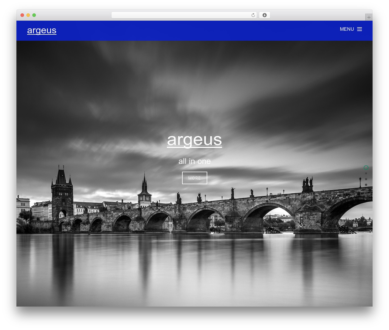 Themify Fullpane theme WordPress - argeus.eu