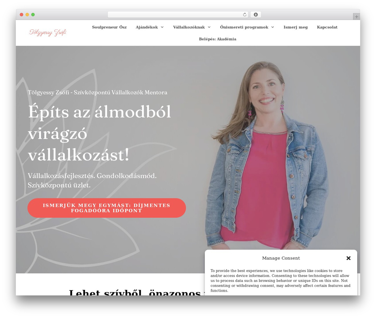 Thrive Theme Builder WP theme - tolgyessyzsofi.hu