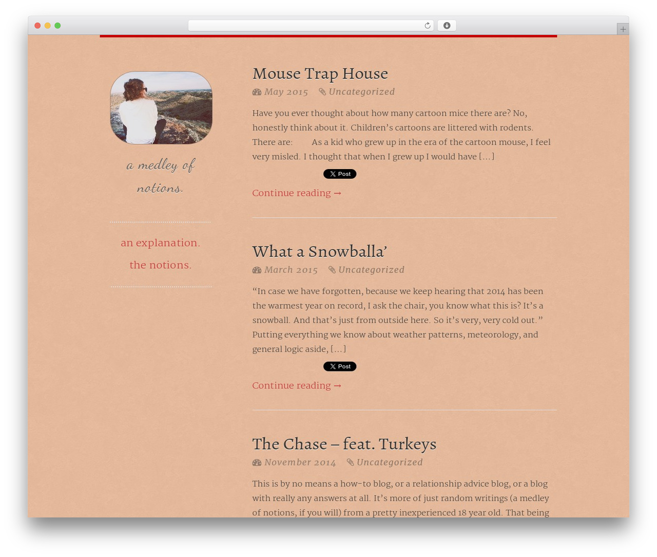 typefocus theme WordPress - amedleyofnotions.com