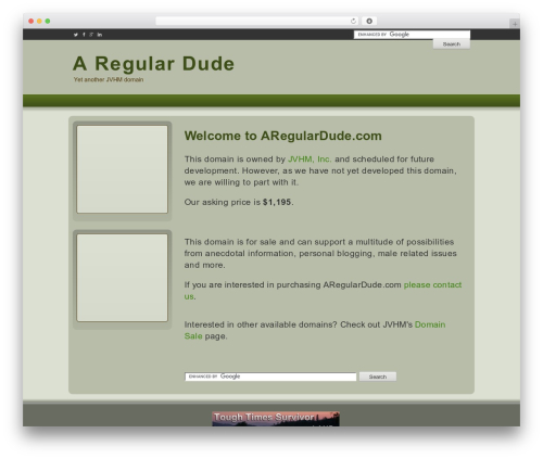 WEBphysiology Serenity WordPress theme - aregulardude.com