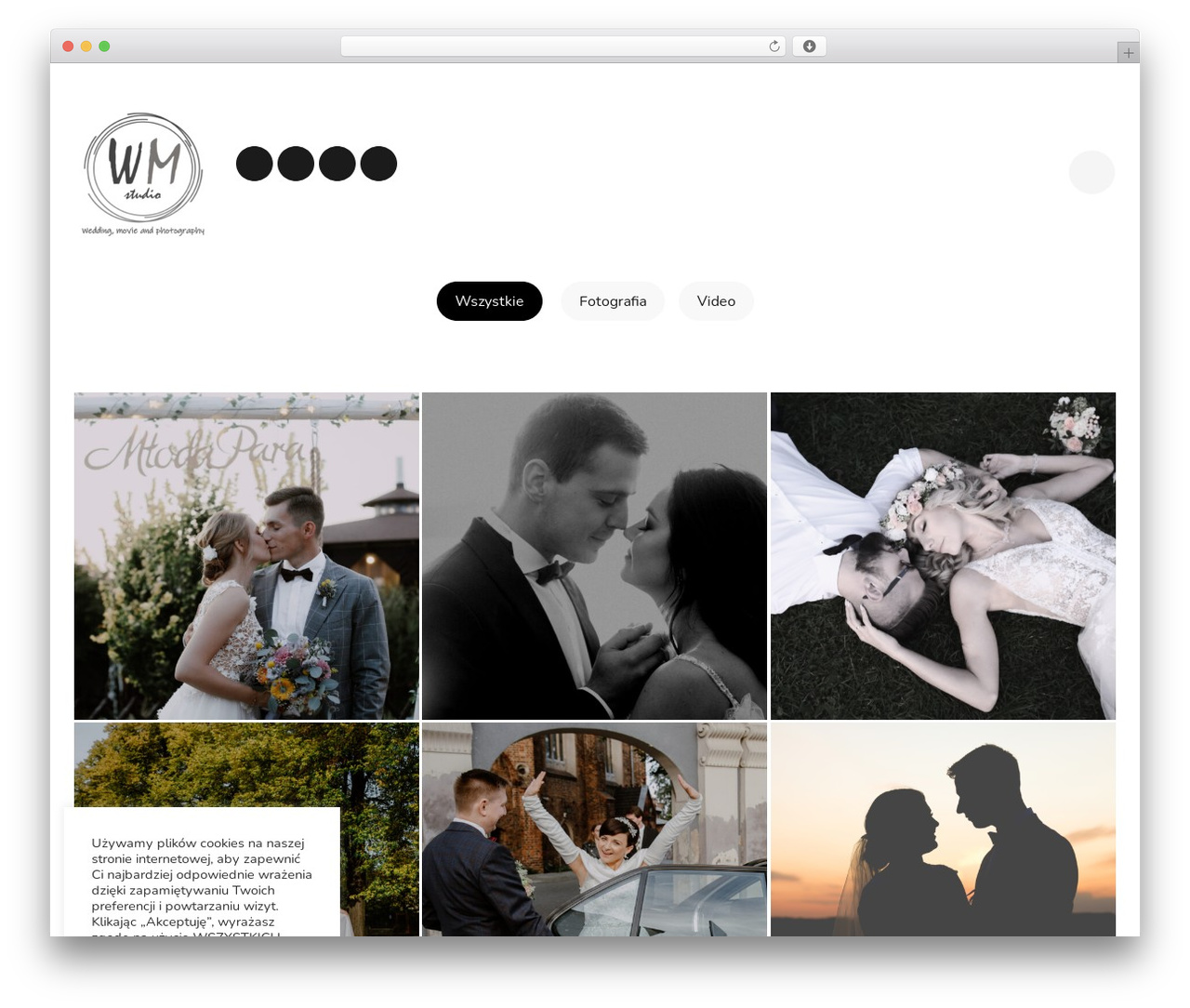 WM Studio WordPress theme - witczakmedia.pl