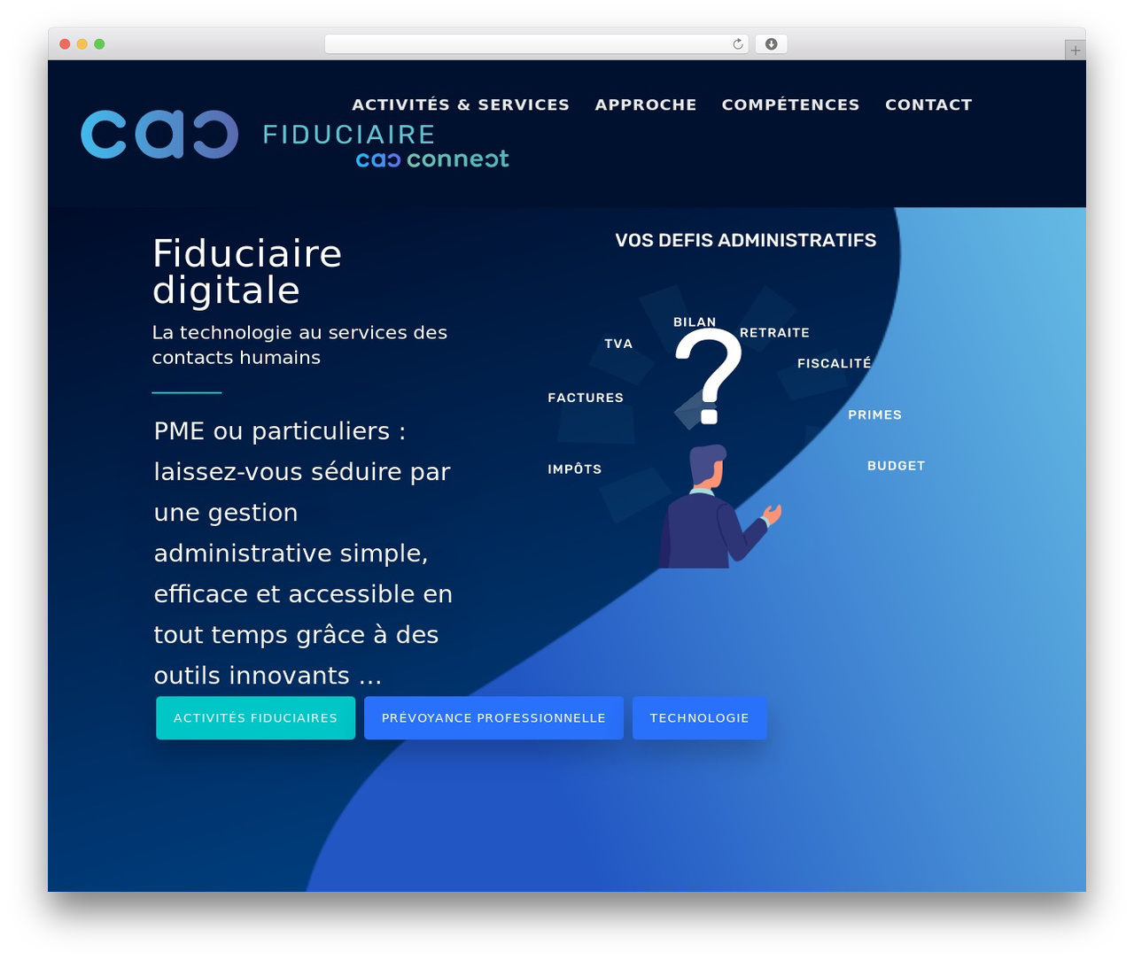 WordPress theme Divi - cacsa.ch