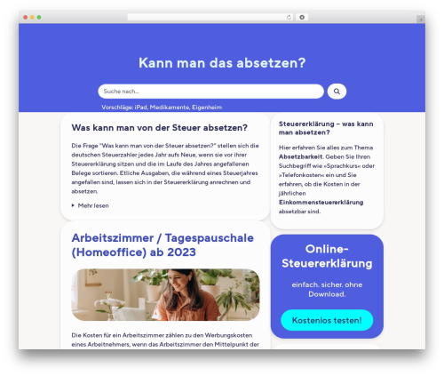 wp-kmda theme WordPress - kann-man-das-absetzen.de