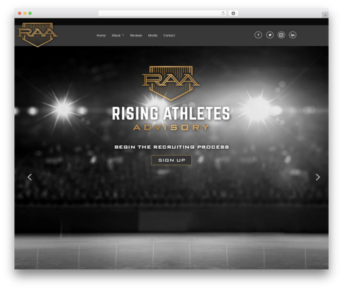 Upme WordPress plugin - athleteadvisoryagency.com