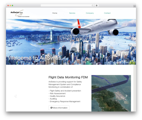 WP theme Web-Elements Theme - aviswiss.com