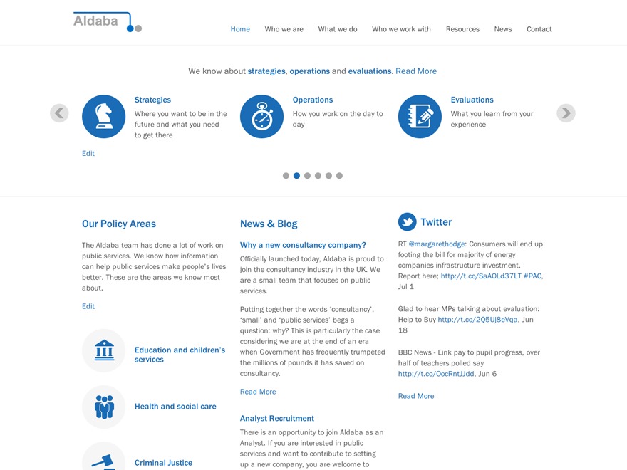 Aldaba WordPress theme by Dupla
