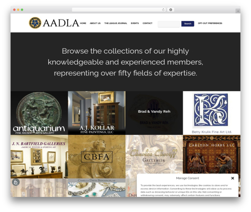 Baylie WordPress theme - aadla.com