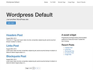 Bootstrap 3 WordPress theme Bootstrap 3 WordPress theme
