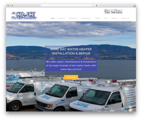 Bridge theme WordPress - a1choiceplumbing.com