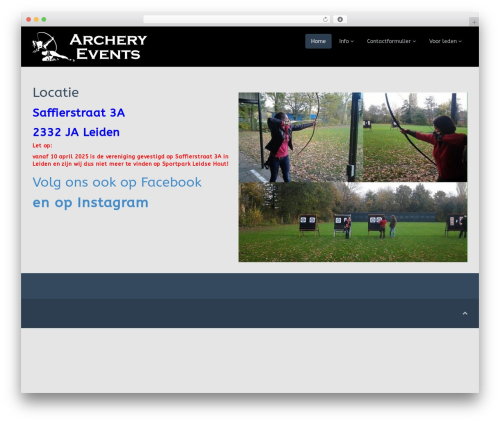 Flat Theme premium WordPress theme - archery-events.nl Flat Theme premium WordPress theme - archery-events.nl