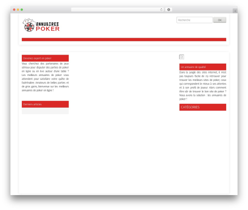 generic-site WordPress theme - annuaires-poker.com