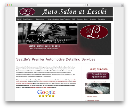 Mini Child WordPress theme - autosalonleschi.com