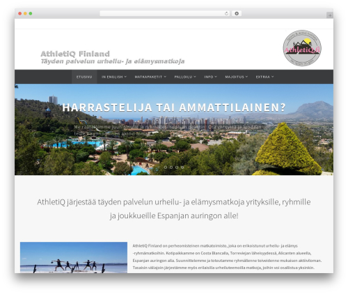 Nirvana theme WordPress free - athletiq.fi