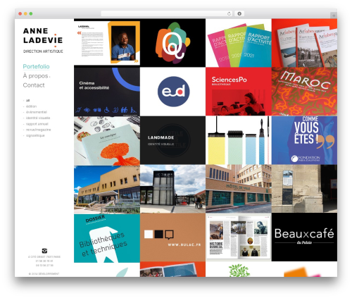 Skylab WordPress theme - anneladevie.com
