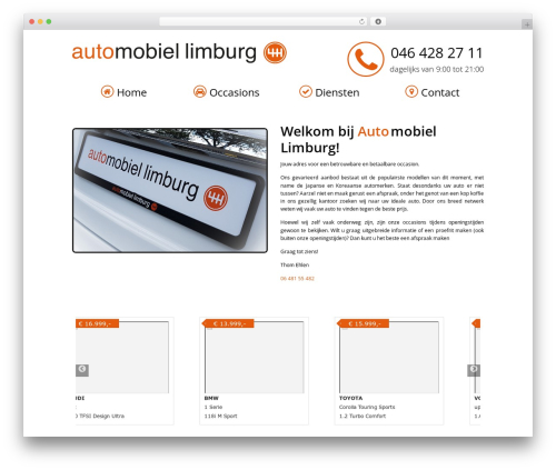 Theme WordPress Cliff Demandt chlld theme - automobiellimburg.nl