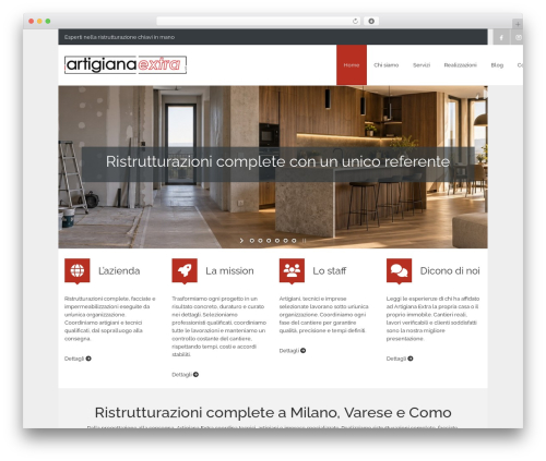 Theme WordPress Envor - artigianaextrasrl.com