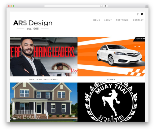 Theme WordPress Gallery Responsive WordPress Theme - arsdesignstudio.com