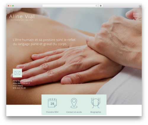 Theme wp_test2018 WordPress theme - osteo-aline-vial.ch