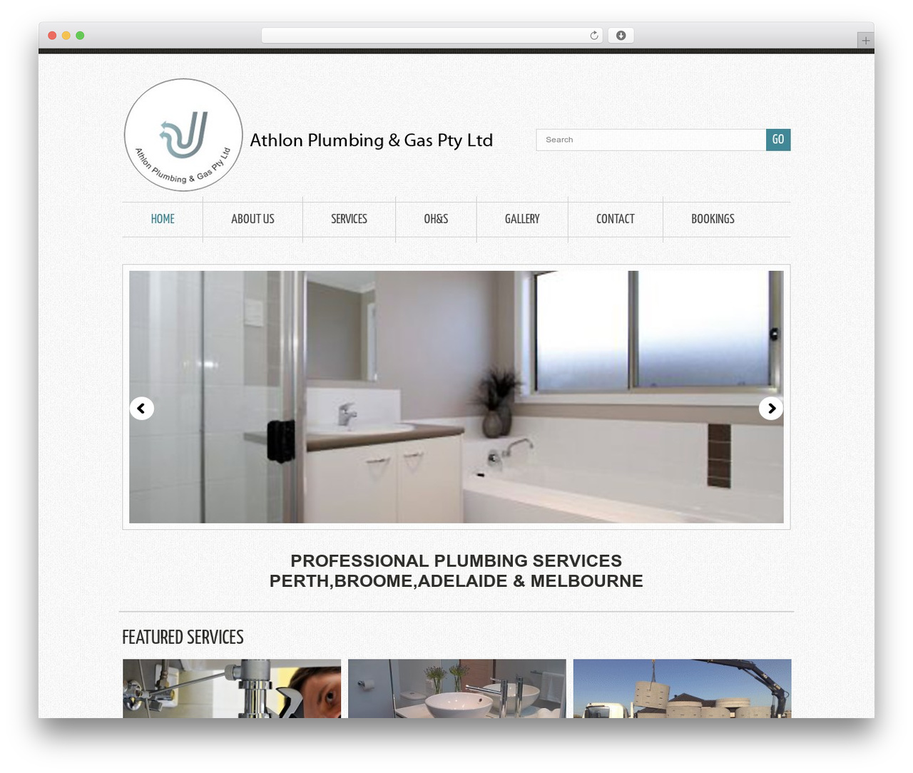 theme1670 WordPress theme - athlonplumbing.com.au