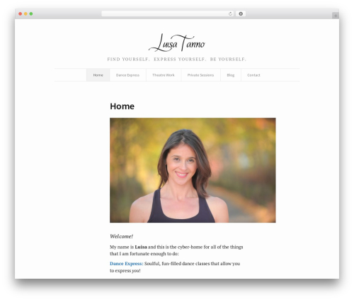 Watson theme WordPress - luisatanno.com