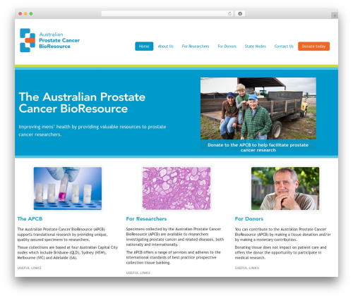 WordPress theme APCBR Theme - apcbioresource.org.au
