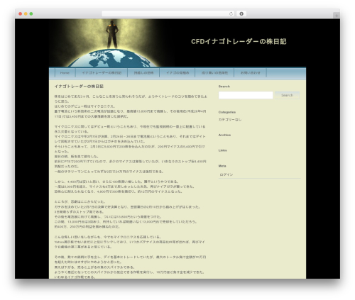 WordPress theme blackGlobe - a-cfdguide.com