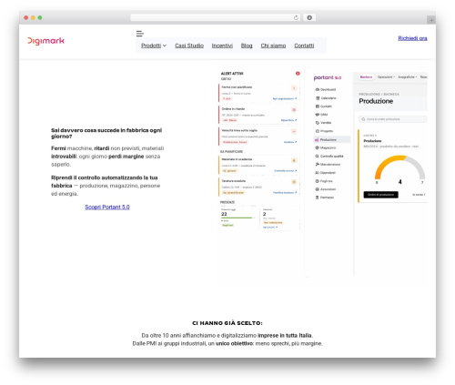 WordPress theme Digimark - digimarksrl.com