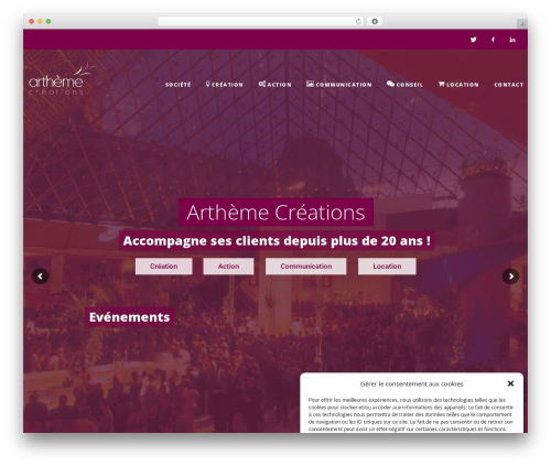 WordPress theme DP Esense - artheme-creations.fr
