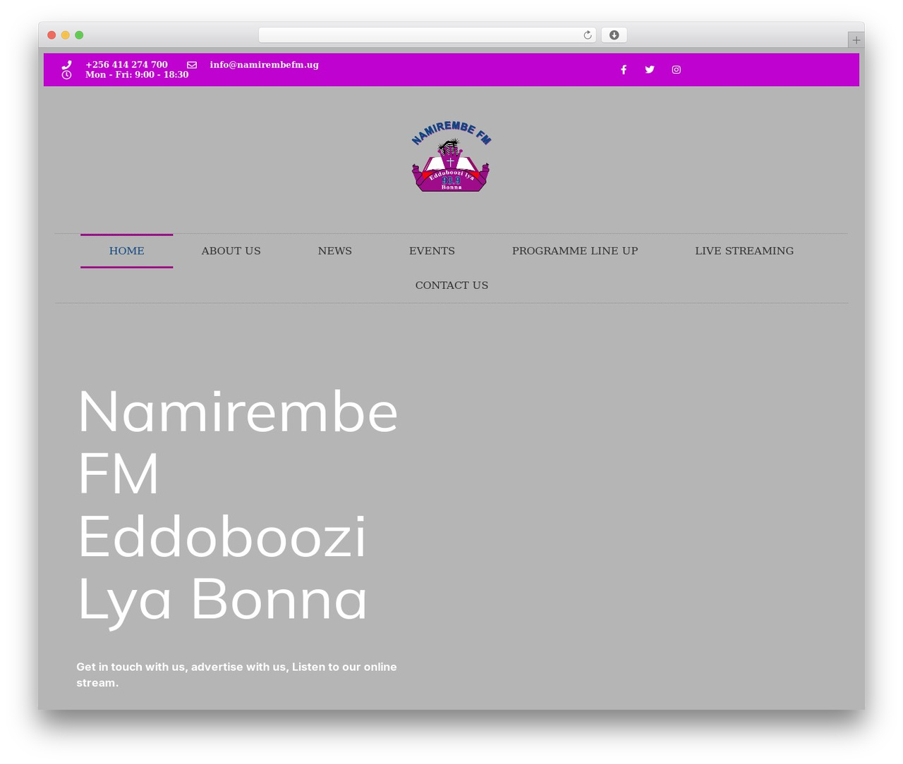WordPress theme Hello Elementor - namirembefm.net WordPress theme Hello Elementor - namirembefm.net
