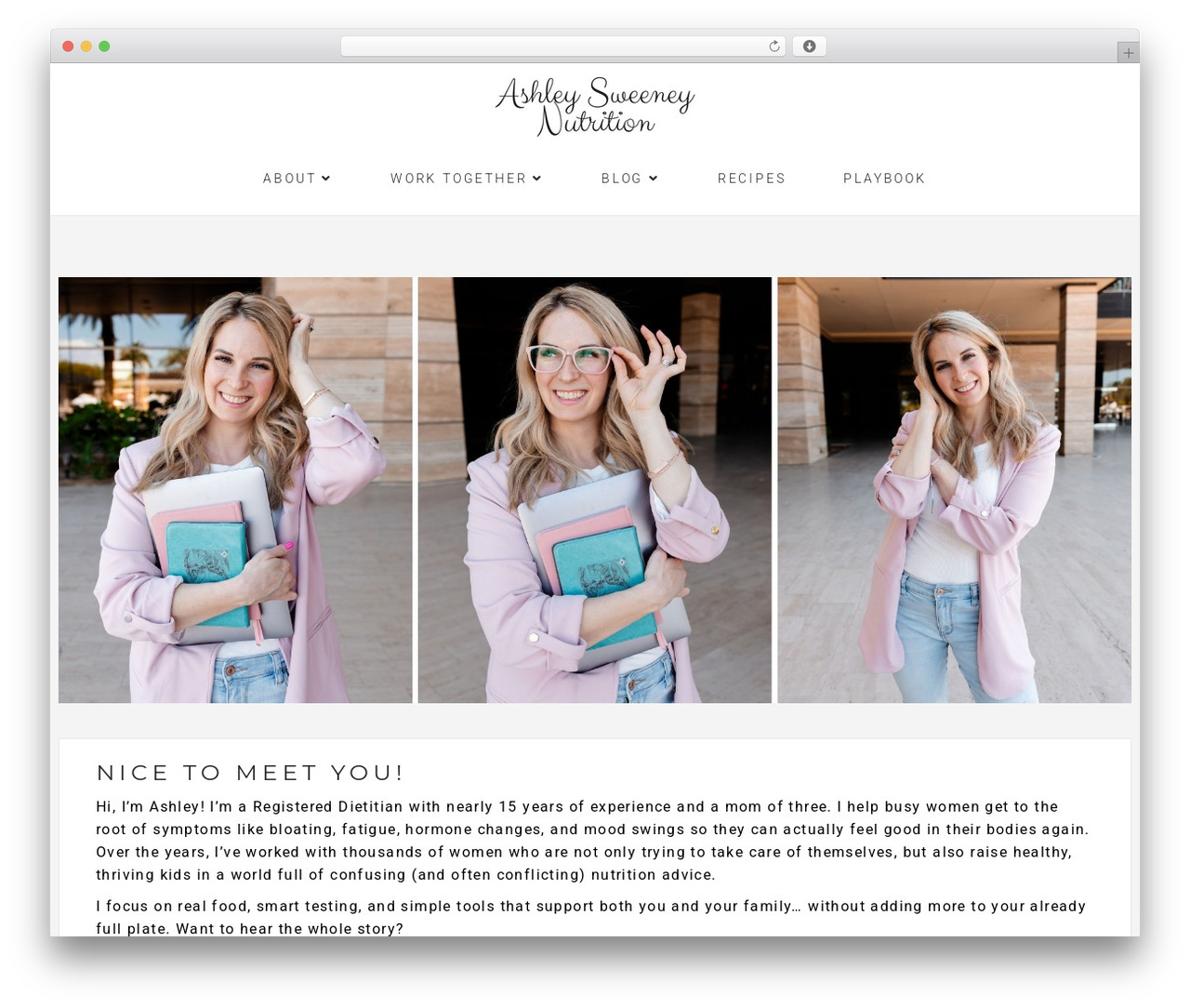 WordPress theme Hoary - ashleysweeneyrd.com