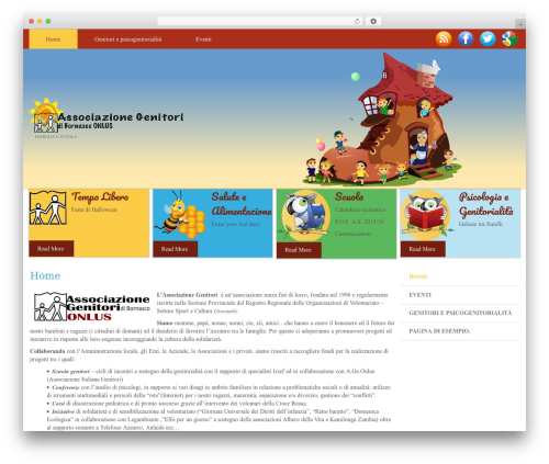 WordPress theme Kinder - associazionegenitori.it