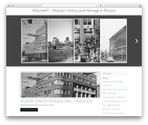 WordPress theme Minimatica - atlantahh.com