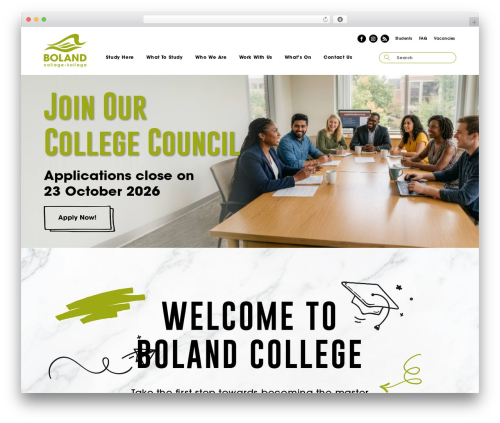  theme WordPress - bolandcollege.com