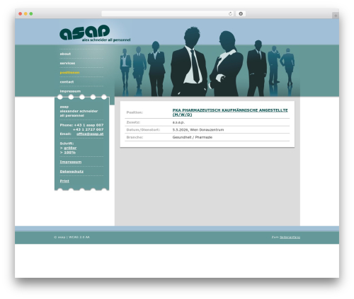 ASAP WordPress theme - asap.at