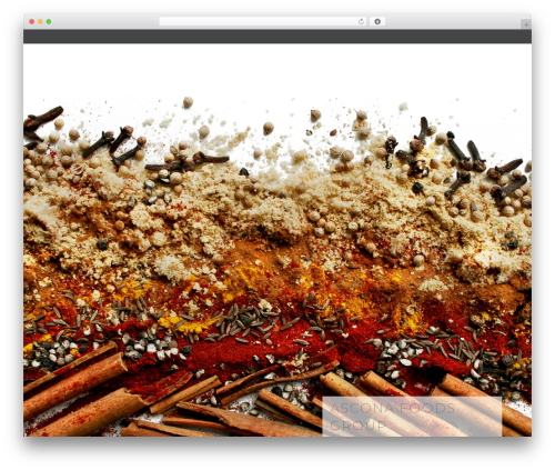 Ascona 2017 theme WordPress - asconafoods.com