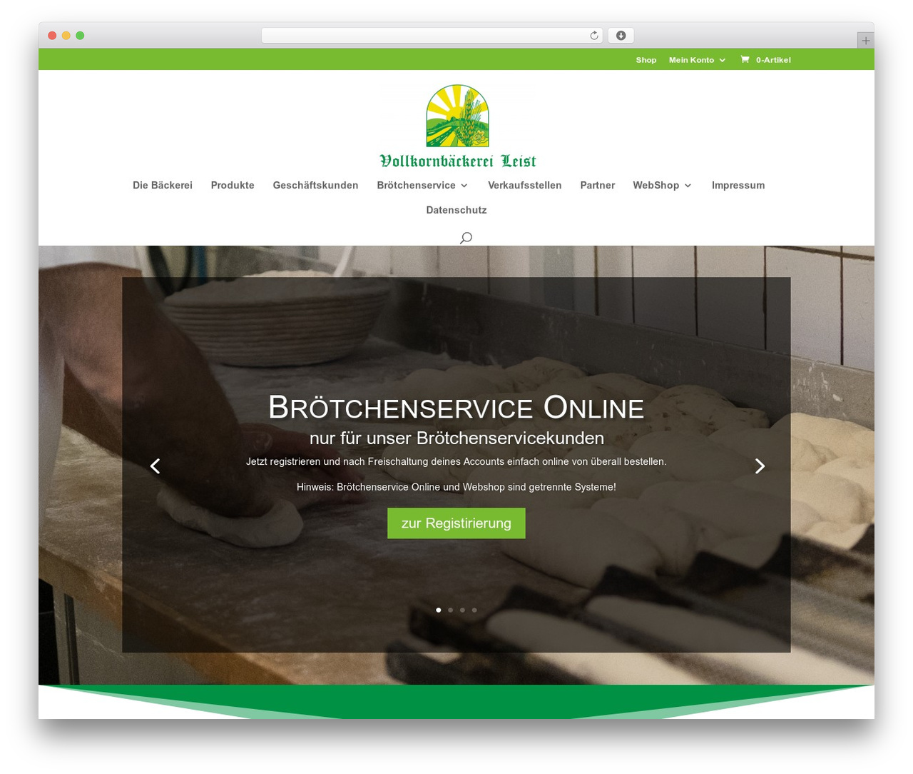 Divi theme WordPress - baeckerei-leist.com Divi theme WordPress - baeckerei-leist.com
