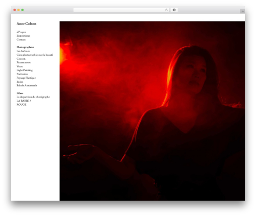 Expositio theme WordPress - annecolson.com