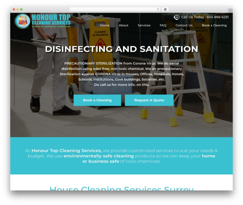 farid HTML5 WordPress theme - honourtopcleaningservices.ca