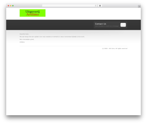 Innova Construct WordPress theme - artilimo.nl