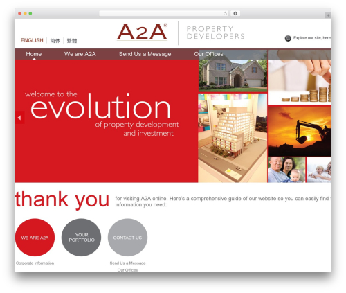 MainTheme WordPress theme - a2aglobal.com