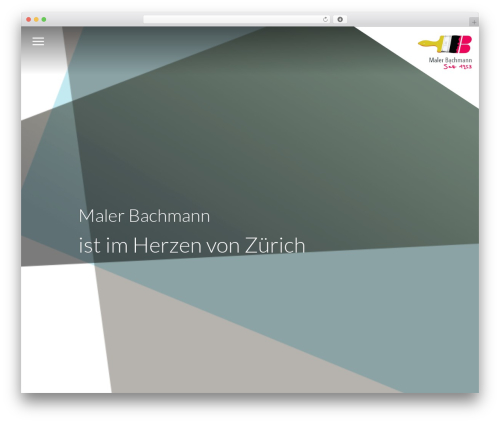 Maler Bachmann WordPress theme - malerbachmann.ch