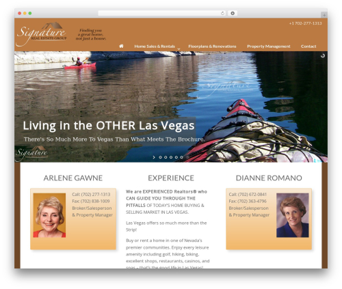 Realty real estate theme WordPress - arleneinsuncity.com