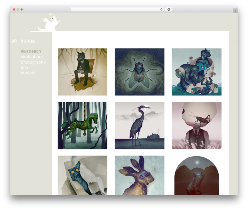 Theme WordPress Patchwork - athomeinspace.com