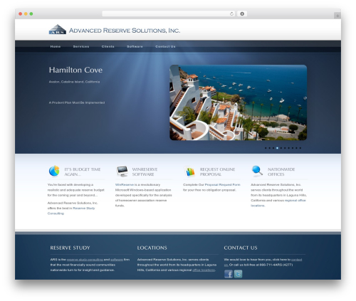 Theme WordPress ENTREPENEUR - arsinc.com