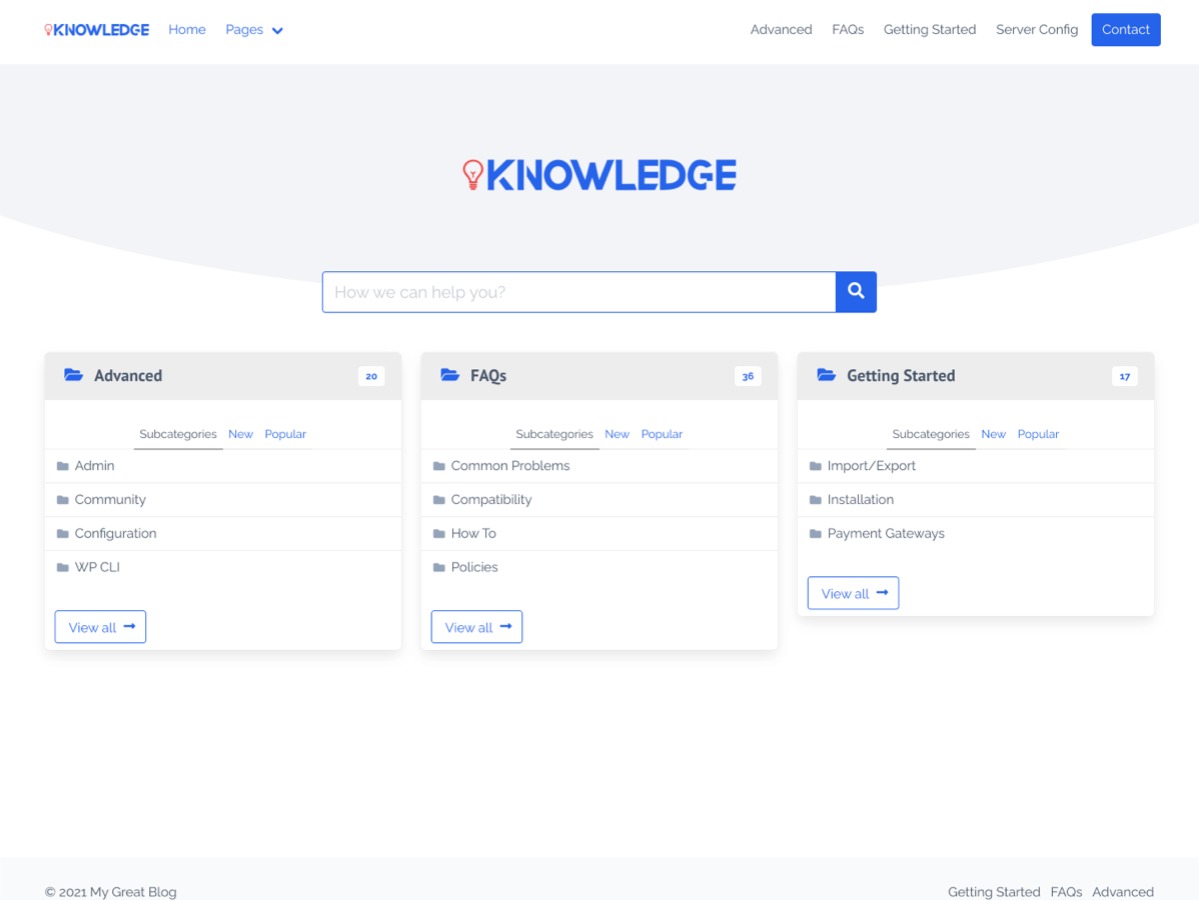 Theme WordPress IKnowledgeBase Theme WordPress IKnowledgeBase