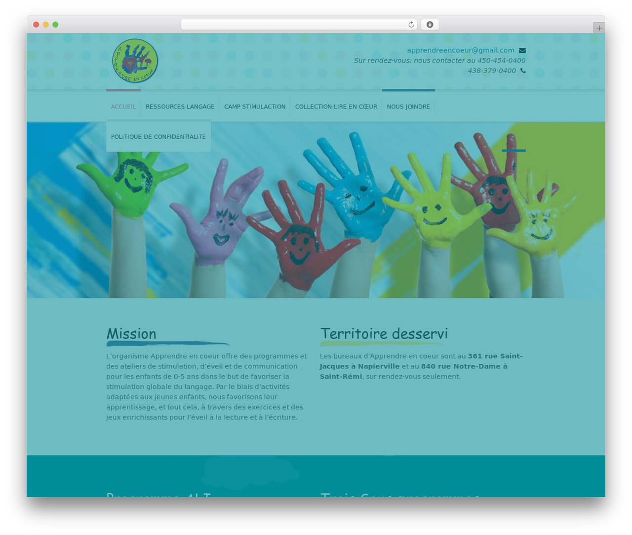 Theme WordPress Reactif Theme Bootstrap 3 - apprendreencoeur.org