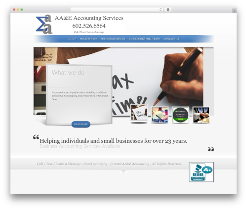 Theme WordPress SimplePress - aaeaccounting.com