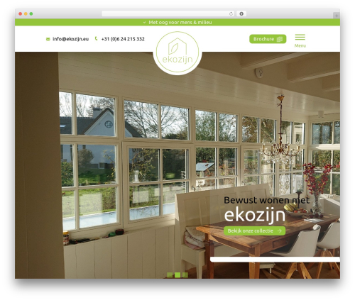Webcommitment Theme WordPress website theme - ekozijn.eu