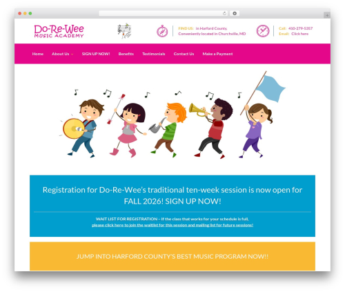 WordPress theme Enfant - dorewee.com