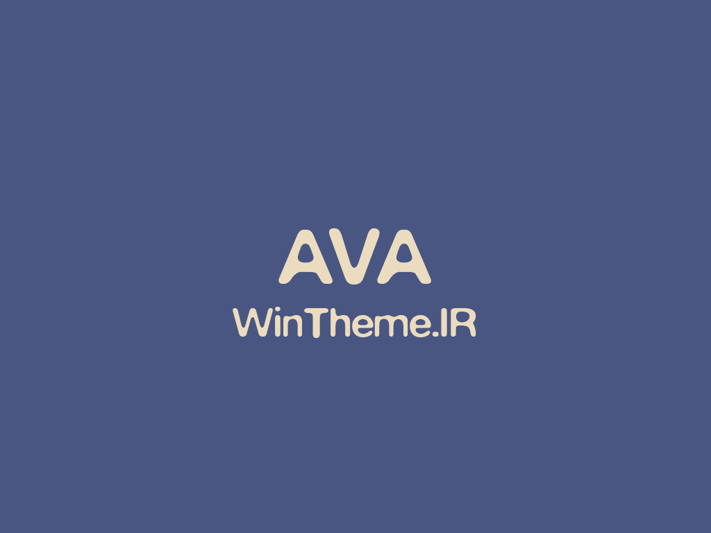 WordPress theme AVA by Wintheme.IR